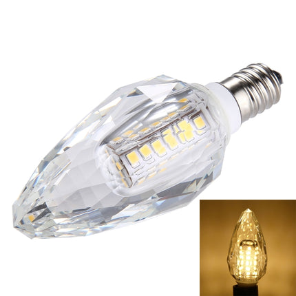 [220V] E14 3W Corn Light, 40 LEDs SMD 2835 K5 Crystal + Ceramic Energy-saving Bulb-garmade.com