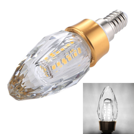 [85-265V] E14 5W LED Corn Light, 40 LEDs SMD 2835 K5 Crystal + Ceramic Energy-saving Bulb-garmade.com