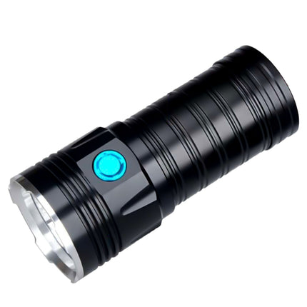 3 Gears, K18MAX 18xT6, Luminous Flux: 5400lm LED Flashlight, Without Battery (Black)-garmade.com