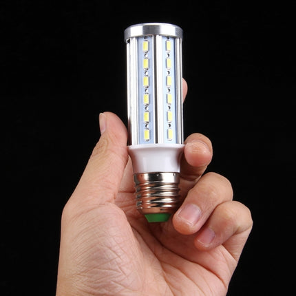 10W Aluminum Corn Light Bulb, E27 880LM 42 LED SMD 5730, AC 85-265V(White Light)-garmade.com