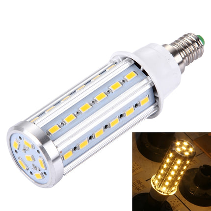 10W Aluminum Corn Light Bulb, E14 880LM 42 LED SMD 5730, AC 85-265V(Warm White)-garmade.com