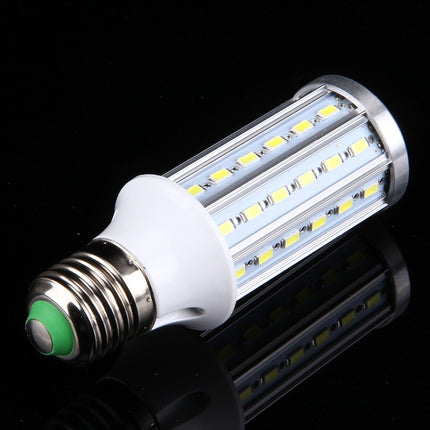 15W Aluminum Corn Light Bulb, E27 1280LM 60 LED SMD 5730, AC 85-265V(White Light)-garmade.com