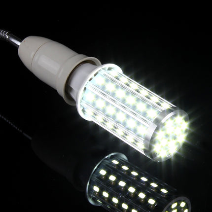 15W Aluminum Corn Light Bulb, E27 1280LM 60 LED SMD 5730, AC 85-265V(White Light)-garmade.com
