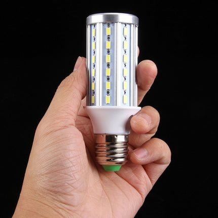 15W Aluminum Corn Light Bulb, E27 1280LM 60 LED SMD 5730, AC 85-265V(Warm White)-garmade.com