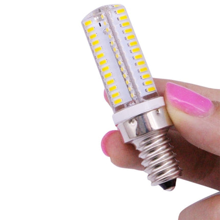 E14 4W 240-260LM Corn Light Bulb , 104 LED SMD 3014, AC 110V(Warm White)-garmade.com