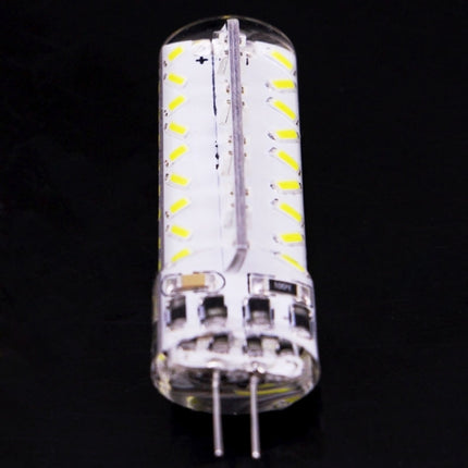 G4 3.5W 200-230LM Corn Light Bulb, 72 LED SMD 3014, Adjustable Brightness, AC 110V(White Light)-garmade.com