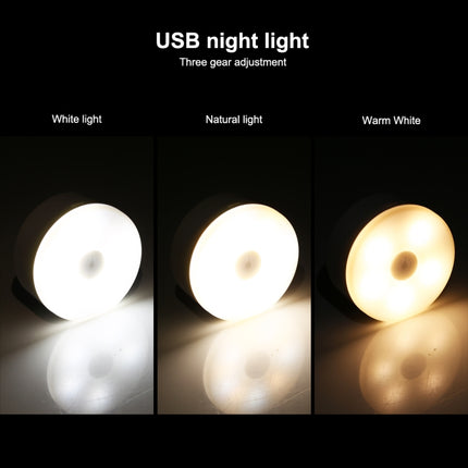 3-color USB Rechargeable LED Night Light-garmade.com