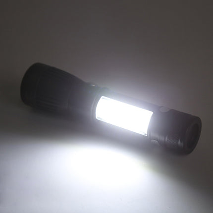 W545 Portable USB Charging LED Electric Torch Flashlight-garmade.com