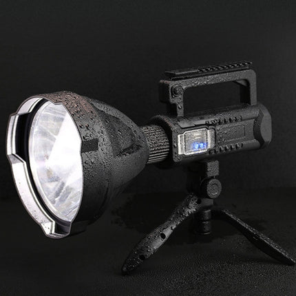 W590 P50 10W Rechargeable Strong LED Flashlight 4-Modes Outdoors Searchlight with Tripod-garmade.com