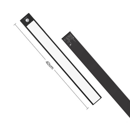 40cm Original Xiaomi YEELIGHT LED Smart Human Motion Sensor Light Bar Rechargeable Wardrobe Cabinet Corridor Wall Lamps (Black)-garmade.com