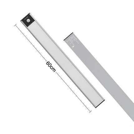 60cm Original Xiaomi YEELIGHT LED Smart Human Motion Sensor Light Bar Rechargeable Wardrobe Cabinet Corridor Wall Lamps (Silver)-garmade.com