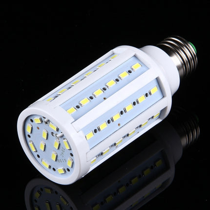 15W PC Case Corn Light Bulb, E27 1280LM 60 LED SMD 5730, AC 85-265V(White Light)-garmade.com