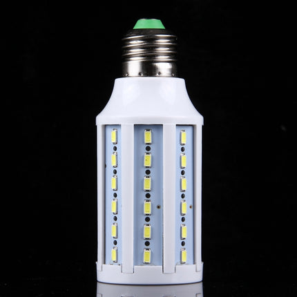 15W PC Case Corn Light Bulb, E27 1280LM 60 LED SMD 5730, AC 85-265V(White Light)-garmade.com