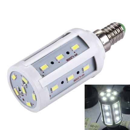 5W PC Case Corn Light Bulb, E14 380LM 24 LED SMD 5730, AC 85-265V(White Light)-garmade.com