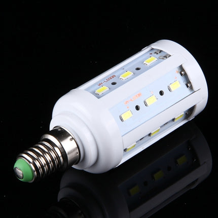 5W PC Case Corn Light Bulb, E14 380LM 24 LED SMD 5730, AC 85-265V(White Light)-garmade.com