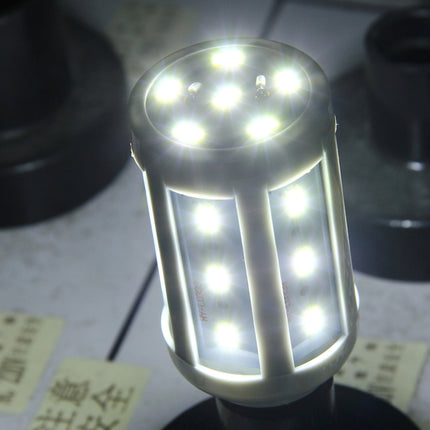 5W PC Case Corn Light Bulb, E14 380LM 24 LED SMD 5730, AC 85-265V(White Light)-garmade.com