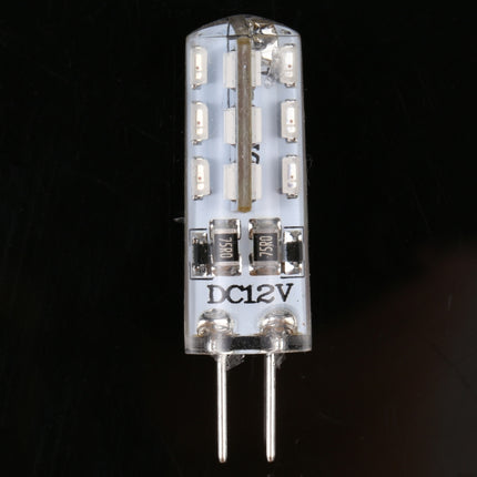 G4 24 LEDs SMD 3014 LED Corn Light Bulb, DC 12V(Red Light)-garmade.com
