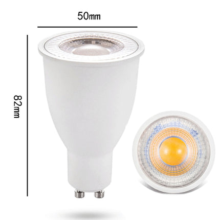 GU10 10W SMD 2835 16 LEDs 6000-6500K High Brightness No Flicker Lamp Cup Energy-saving Spotlight, AC 90-265V(White Light)-garmade.com