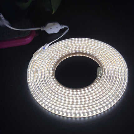 5m SMD 2835 600 LEDs LED Strip Light, AC 220V-240V, EU Plug(Warm White)-garmade.com