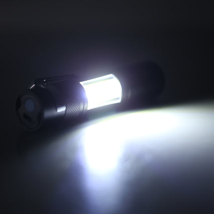 Pocket Flashlight Strong Light 3 Modes USB Rechargeable-garmade.com