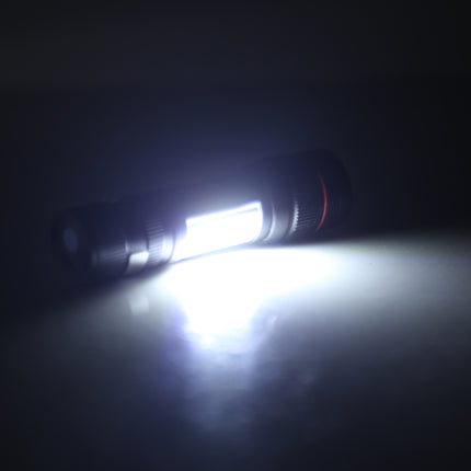 T6 LED Pocket Flashlight Zoomable 3 Modes with Hook Clip-garmade.com
