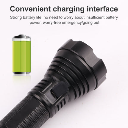 Aluminum Alloy Flashlight USB Rechargeable-garmade.com