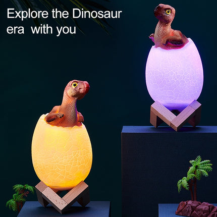 Stealing Egg Dragon Shape Creative Touch 3D Decorative Night Light, 3-color Patting Version-garmade.com