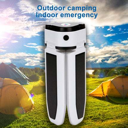 Multifunctional USB Charging 60 LED Trefoil Camping Lamp Outdoor Tent Portable Lamp Flashlight Emergency Light Bulb Light, Style: Magnet-garmade.com