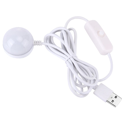 2W USB LED Light Bulb with Magnetic, 5V 140-150Lumens 6LED (Warm White)-garmade.com