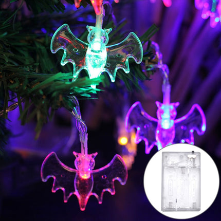2.5m Bat Design Halloween Series LED String Light, 20 LEDs 3 x AA Batteries Box Operated Party Props Fairy Decoration Night Lamp-garmade.com