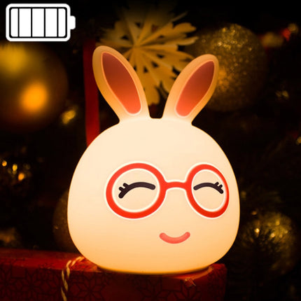 Cartoon Colorful Changing Touch Pat Sensor Night Light, Creative Battery Powered LED Decoration Lamp Novelty Gift-garmade.com