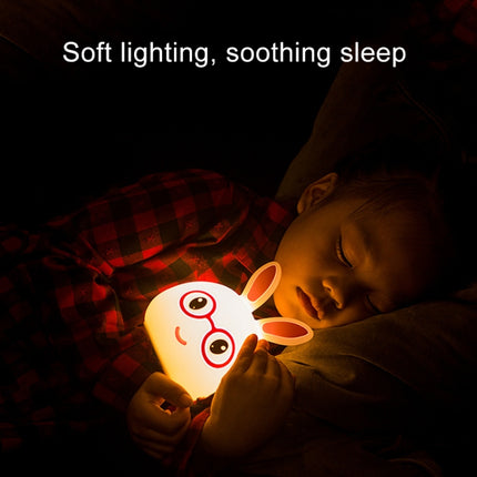 Cartoon Colorful Changing Touch Pat Sensor Night Light , Creative USB Charging LED Decoration Lamp Novelty Gift-garmade.com