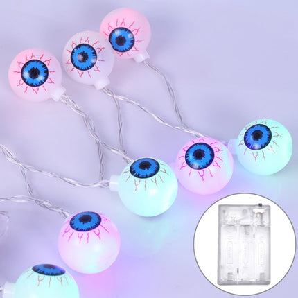 2.5m Ghost Eyes Design Halloween Series LED String Light, 20 LEDs 3 x AA Batteries Box Operated Party Props Fairy Decoration Night Lamp-garmade.com