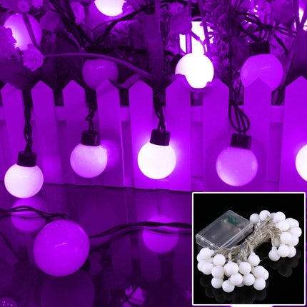 4m LED Decoration Light, 40 LEDs 3 x AA Batteries Powered String Light with 3-Modes, DC 4.5V(Purple Light)-garmade.com