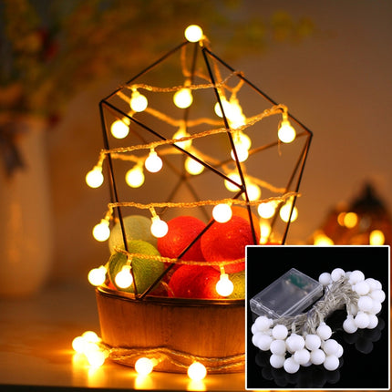 4m LED Decoration Light, 40 LEDs 3 x AA Batteries Powered String Light with 3-Modes, DC 4.5V(Warm White)-garmade.com