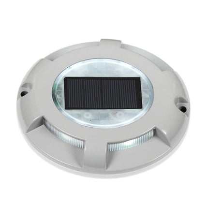 LED High Pressure Resistant Solar Powered Embedded Ground Lamp IP65 Waterproof Outdoor Garden Lawn Lamp, White Light 6000K-garmade.com
