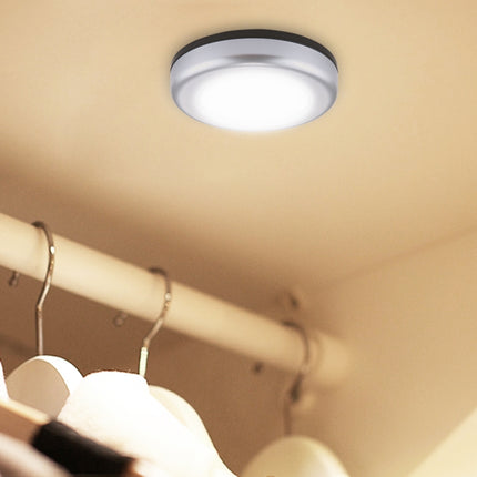 PIR Human Body Motion Sensor + Light Control White Light LED Night Light, 6 LEDs Mini Lamp for Closet / Cabinet / Stairways / Bedroom, Sensor Distance: 5m, DC 5V-garmade.com