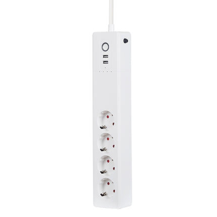 Xenon SM-SO306-2 2 x USB Ports + 4 x EU Plug Jack WiFi Remote Control Smart Power Socket Works with Alexa & Google Home, Cable Length: 1.5m, AC 110-240V, EU Plug-garmade.com