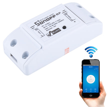 Sonoff 433MHz DIY WiFi Smart Wireless Remote Control Timer Module Power Switch for Smart Home, Support iOS and Android-garmade.com