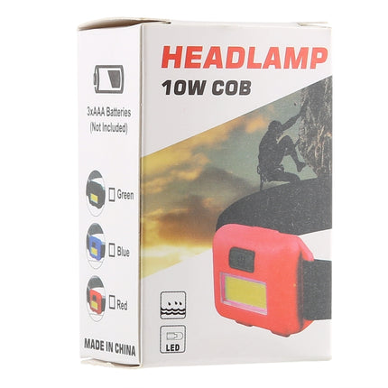 10W COB Headlamp LED Headband Light(Black)-garmade.com