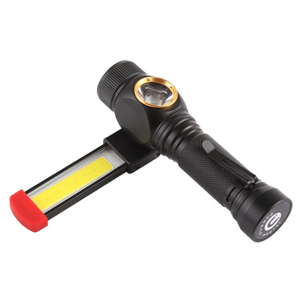 W550 10W 800LM USB Charging T6 + COB IPX6 Waterproof Strong LED Flashlight Work Lamp with 5-Modes-garmade.com