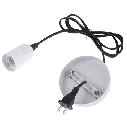 E27 Wire Cap Lamp Holder Chandelier Power Socket with Base & 1.5m Extension Cable, US Plug-garmade.com