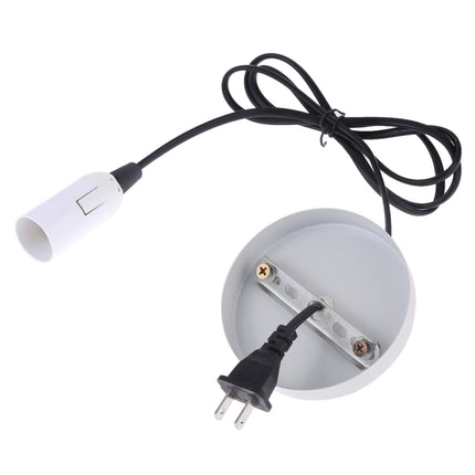 E14 Wire Cap Lamp Holder Chandelier Power Socket with Base & 1.5m Extension Cable, US Plug-garmade.com