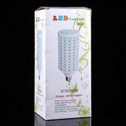 80W PC Case Corn Light Bulb, E27 6600LM 216 LED SMD 5730, AC 110V(White Light)-garmade.com