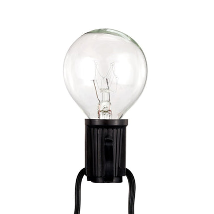 G40-EU-25 G40 7.6m 175W E12 IP44 Waterproof Retro Filament Bulb String Light, 25 Bulbs LED Decorative Lamp for Garden, Engineering, Bar, Party, Wedding, AC 220V, EU Plug(Warm White)-garmade.com