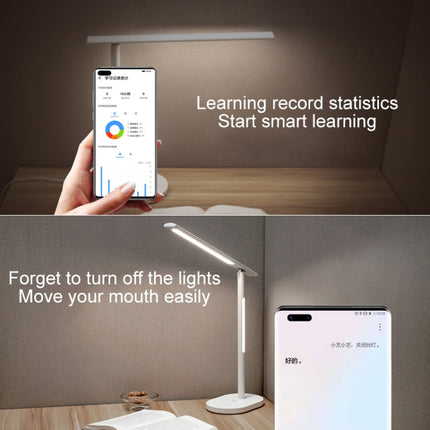 Original Huawei Smart OPPLE 2S LED Desk Lamp Folding Adjust Reading Table Lamp Brightness Lights, Support HUAWEI HiLink, US Plug(White)-garmade.com