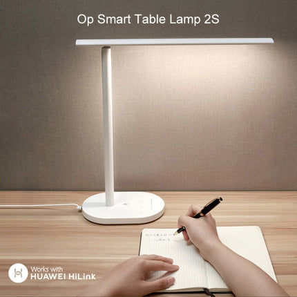 Original Huawei Smart OPPLE 2S LED Desk Lamp Folding Adjust Reading Table Lamp Brightness Lights, Support HUAWEI HiLink, US Plug(White)-garmade.com