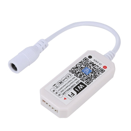 2.4G Smart Wifi LED RGB Controller with IR 24Keys Remote Control, 5-24V-garmade.com