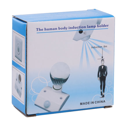 E27 Human Body Induction Lamp Holder, AC 110-240V-garmade.com