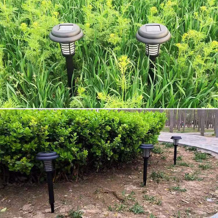 LED Solar Powered Mosquito Pest Killer Farm Lawn Light Landscape Lamp IP44 Waterproof-garmade.com